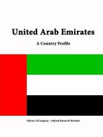 United Arab Emirates: A Country Profile