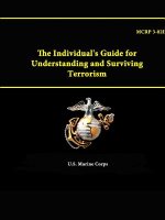 Individual's Guide for Understanding and Surviving Terrorism - Mcrp 3-02e