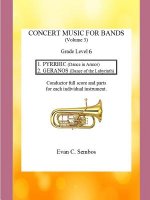 Concert Music for Bands (Volume 3)