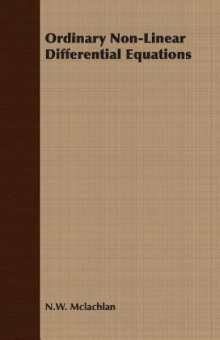 Ordinary Non-Linear Differential Equations