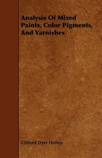 Analysis Of Mixed Paints, Color Pigments, And Varnishes