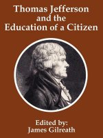 Thomas Jefferson and the Education of a Citizen