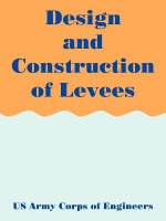 Design and Construction of Levees