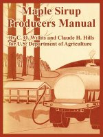 Maple Sirup Producers Manual
