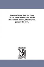 Harrison Boiler. Safe. An Essay On the Steam-Boiler. Read Before the Franklin institue, Philadelphia, January 16, 1867.