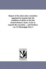 Report of the Joint Select Committee Appointed to Inquire Into the Condition of Affairs in the Late Insurrectionary States, So Far as Regards the Exec