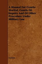 Manual For Courts-Martial, Courts Of Inquiry And Of Other Procedure Under Military Law