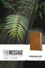MESSAGE PERSONAL SIZE SADDLE TAN LEATHER