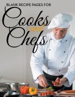 Blank Recipe Pages For Cooks and Chefs