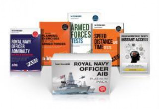 Royal Navy Officer AIB Platinum Package Box Set: Royal Navy Officer Admiralty Interview Board, Planning Exercises, Armed Forces Tests, Speed, Distance