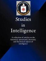 Studies in Intelligence