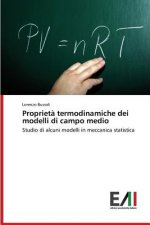 Proprieta termodinamiche dei modelli di campo medio