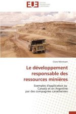 Le D veloppement Responsable Des Ressources Mini res