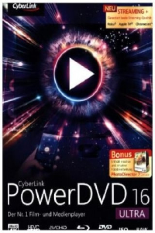 CyberLink PowerDVD 16 Ultra, 1 DVD-ROM