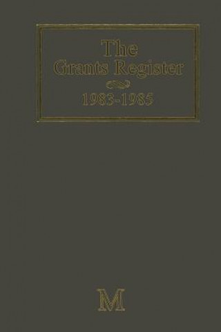 Grants Register 1983-1985