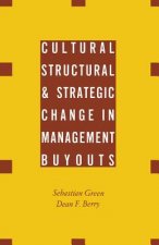 Cultural, Structural and Strategic Change in Management Buyouts