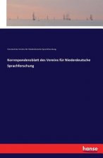 Korrespondenzblatt des Vereins fur Niederdeutsche Sprachforschung