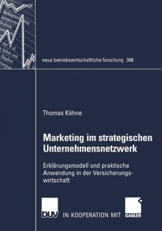 Marketing Im Strategischen Unternehmensnetzwerk