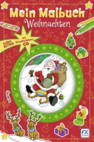 Mein Malbuch Weihnachten, m. Audio-CD