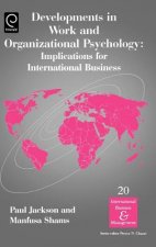 Developments in Work and Organizational Psychology
