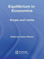 Equilibrium in Economics