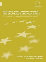National Parliaments within the Enlarged European Union