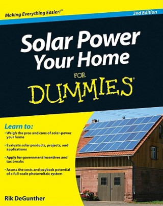 Solar Power Your Home For Dummies (Rik DeGunther)(Miękka)