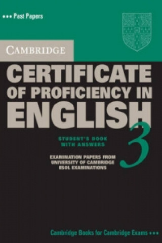 Cambridge Certificate of Proficiency in English 3 Student's