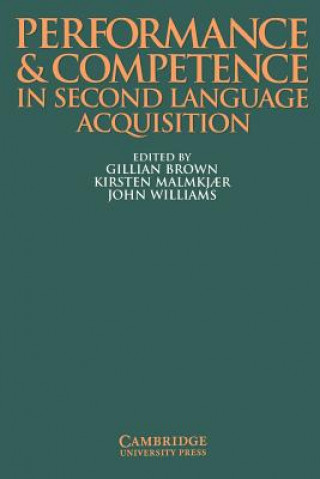 Performance and Competence in Second Language Acquisition