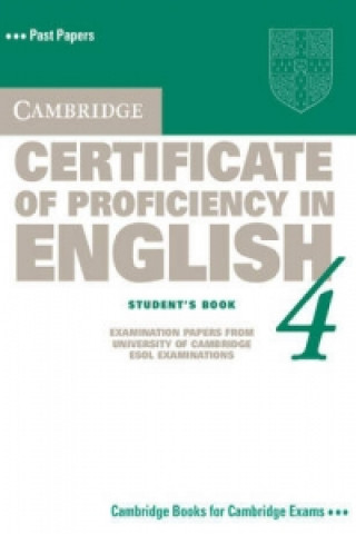 Cambridge Certificate of Proficiency in English 4 Student's