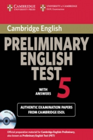 Cambridge Preliminary English Test 5 Self-study Pack
