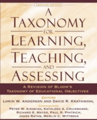 Taxonomy for Learning, Teaching, and Assessing