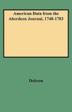 American Data from the Aberdeen Journal, 1748-1783