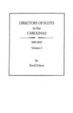 Directory of Scots in the Carolinas, Volume 2