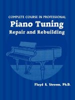 Complete Course in Professional Piano Tuning