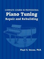 Complete Course in Professional Piano Tuning