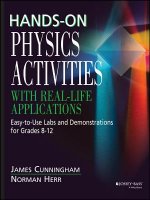 Hands On Physics Activities With Real Life Applica Applications - Easy to Use Labs & Demonstrations for Grades 8-12