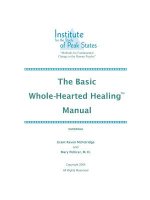 Basic Whole-Hearted Healing Manual