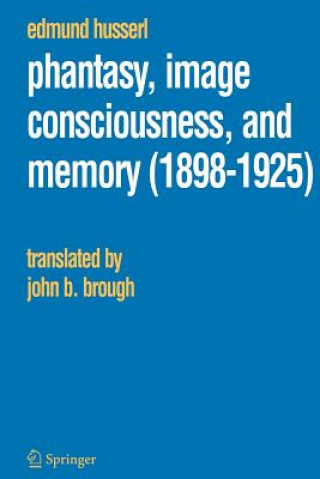 Phantasy, Image Consciousness, and Memory (1898-1925)