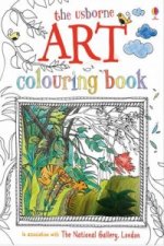 Art colouring Book with stickers