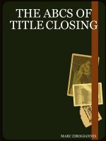 Abcs of Title Closing