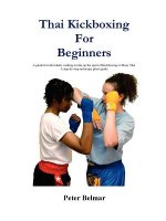 Thai Kickboxing For Beginners