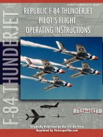 Republic F-84 Thunderjet Pilot's Flight Operating Manual
