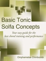 Basic Tonic Solfa Concepts