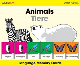 Language Memory Cards - Animals - English-polish
