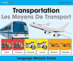 Language Memory Cards - Transportation - English-spanish
