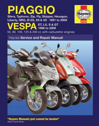 Piaggio (Vespa) Scooters (91 - 09)