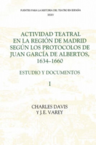 Actividad teatral en la region de Madrid segun los protocolos de Juan Garcia de Albertos, 1634-1660: I
