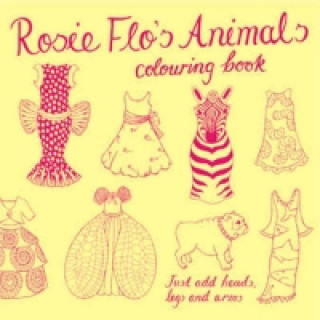 Rosie Flo's Animals Colouring Book - yellow