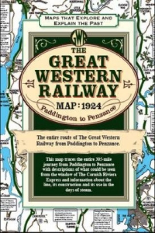 Great Western Railway Map 1924 (folded in Hardback Case)